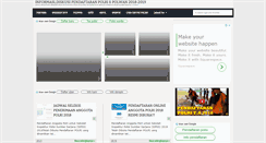 Desktop Screenshot of infopendaftaranpolri.com